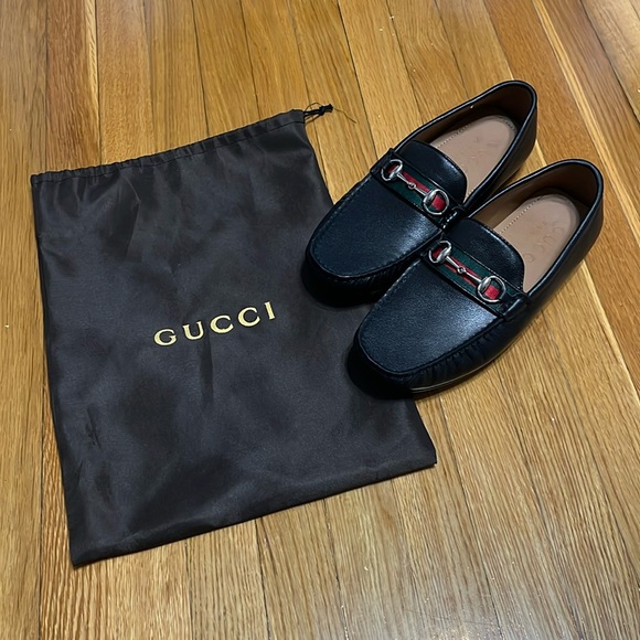 Gucci Shoes - GUCCI Web Driver Loafers Size EU38 W7.5 M5.5